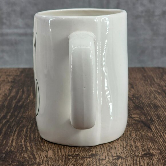 Rae Dunn STAY WILD LL Large Letter Mug Coffee Tea Cocoa Farmhouse Cream Black - Picture 3 of 7